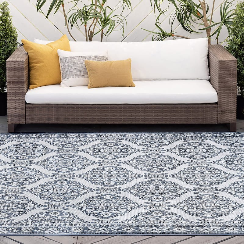 Vision French Country Floral Indoor/Outdoor Area Rug