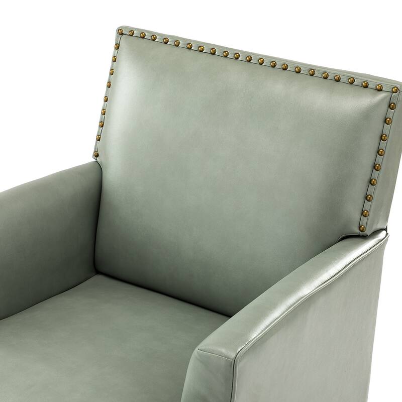 Nileus Modern Classic Polyester Accent Chair with Solid Wooden Legs Set of 2 by HULALA HOME