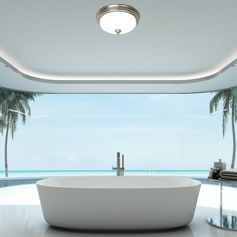110 CFM Ceiling Exhaust Bathroom Fan with Light and Nightlight