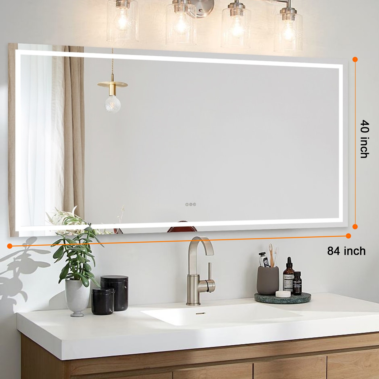 84 inch led mirror cheap