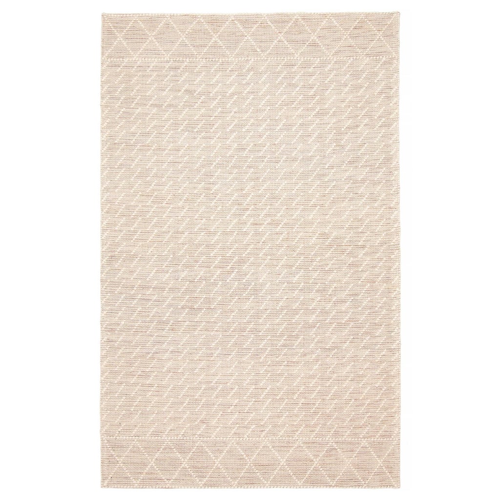 ECARPETGALLERY Braid weave Sienna Cream Wool Rug - 4'11 x 7'11