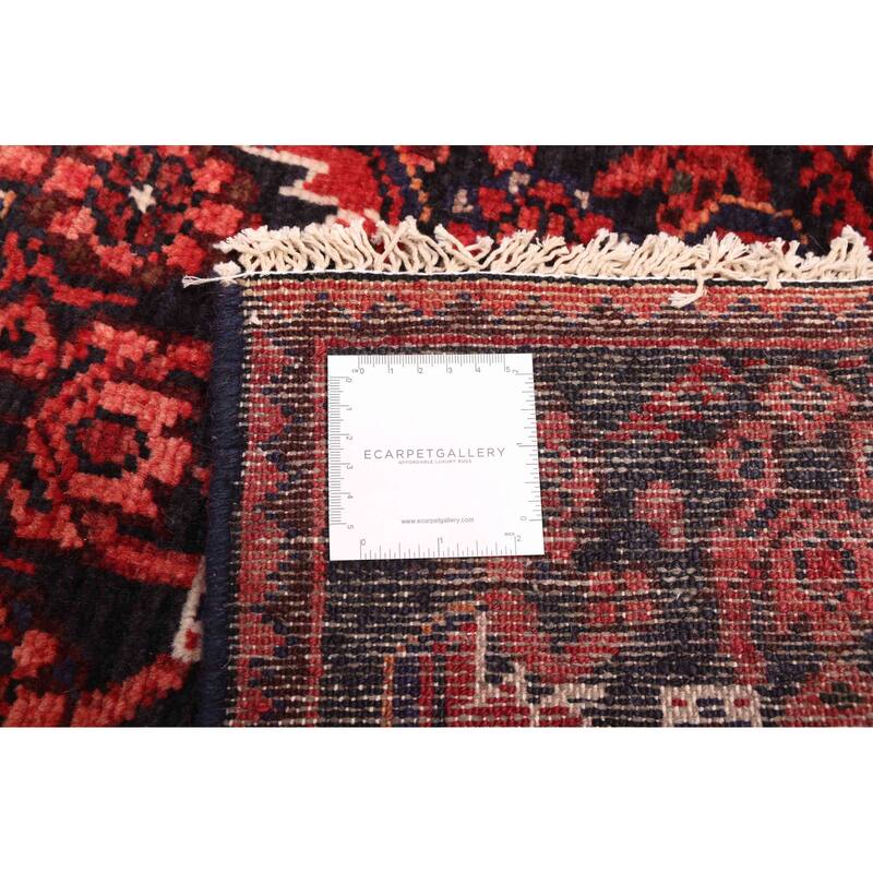 ECARPETGALLERY Hand-knotted Andelz Red Wool Rug - 2'8 x 12'6