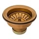 preview thumbnail 6 of 8, Ruvati 30-inch Apron-Front Farmhouse Kitchen Sink - Copper Tone Matte Bronze Stainless Steel Single Bowl - RVH9660CP - 8' x 11'