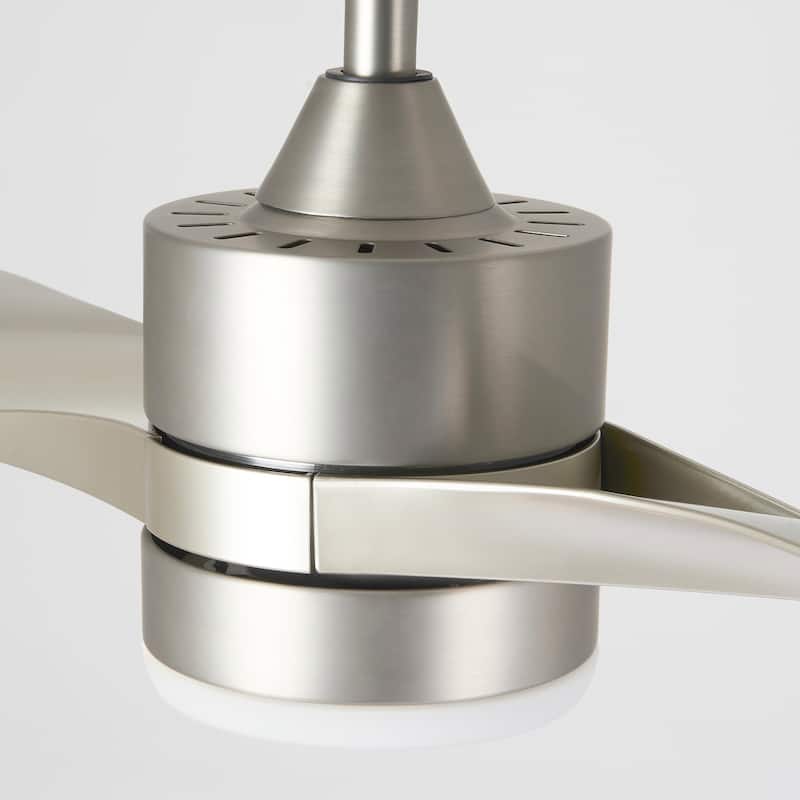 CO-Z 42" 2-Blade Reversible LED Ceiling Fan w Light Kit, Remote Control, Timer