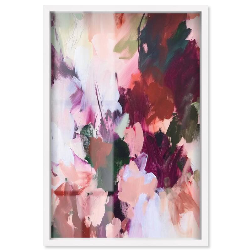 Adelas Garden I Shadowbox by Art Remedy - White - 24" x 36"