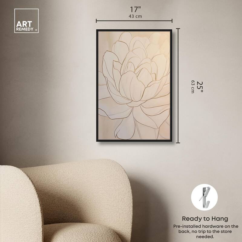 Sculpted Shards I Canvas by Art Remedy