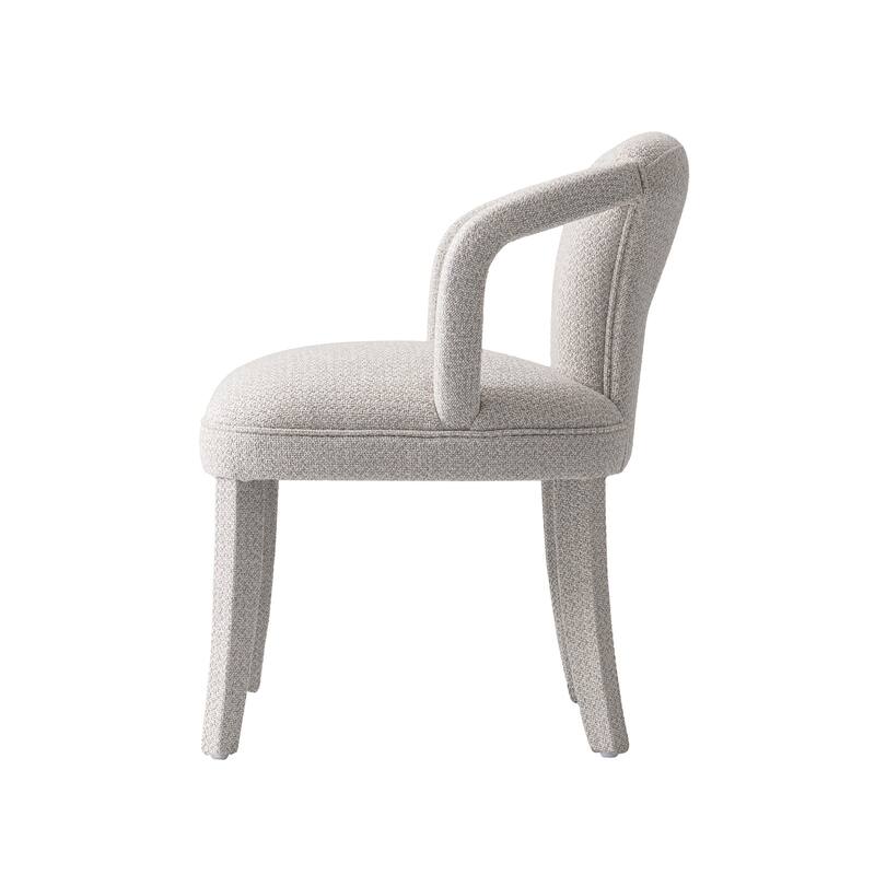 Manhattan Comfort Modern Palmer Tweed Dining Armchair