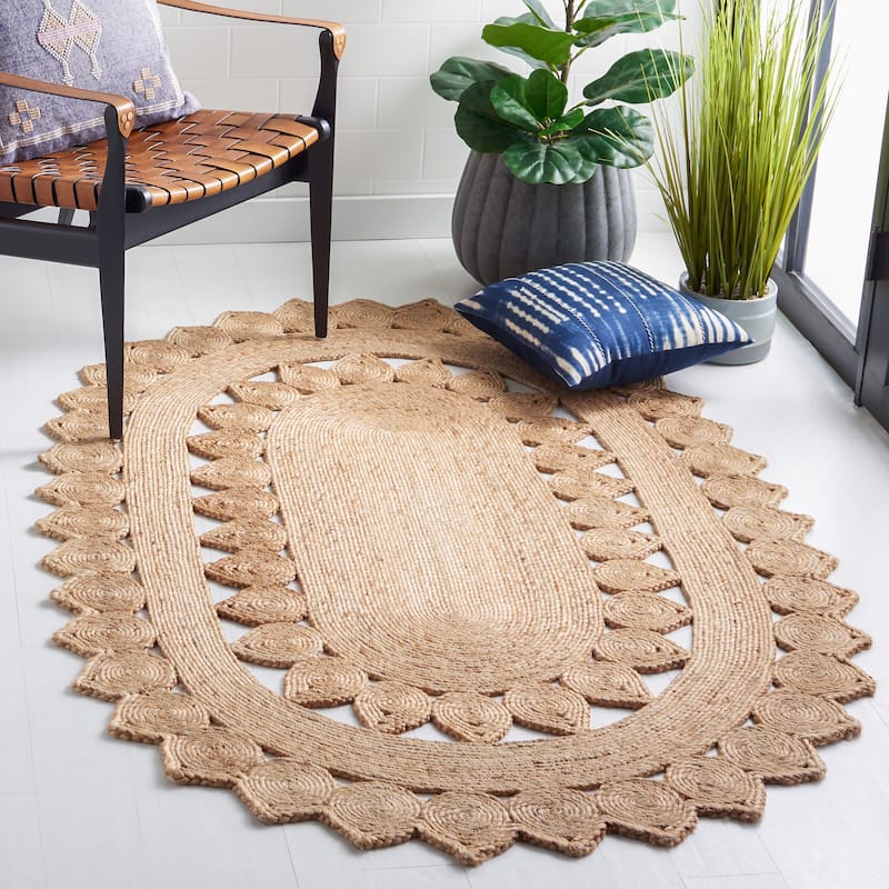SAFAVIEH Handmade Natural Fiber Alie Casual Jute Rug