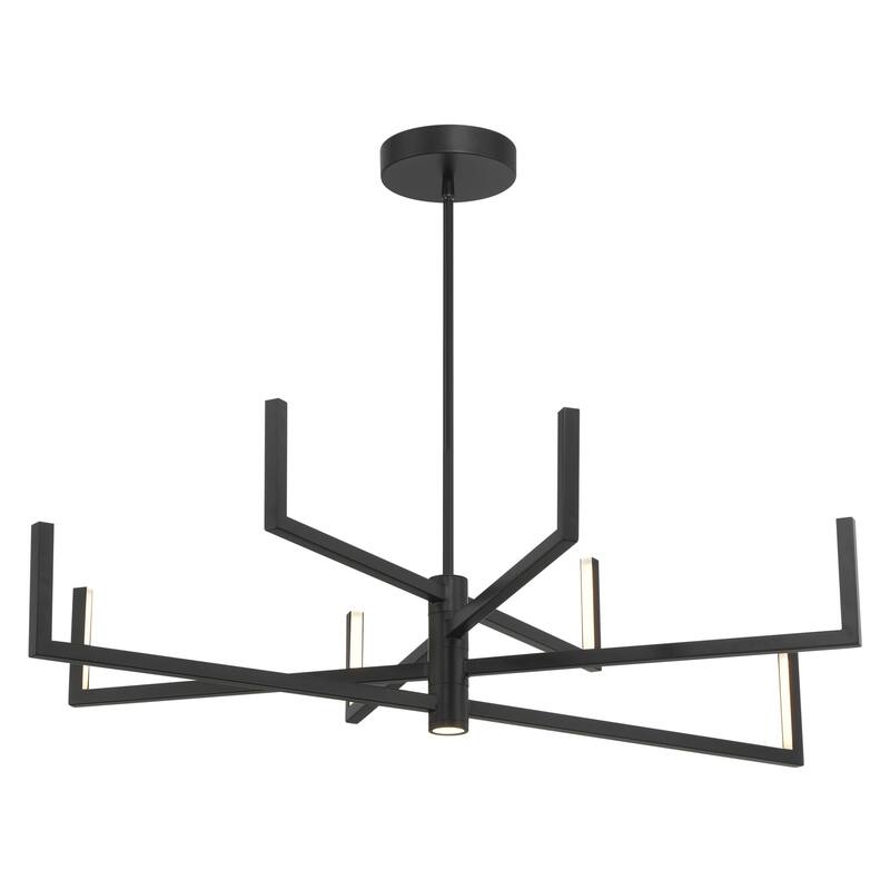 Kovacs P1478-L Articular 8 Light 36" Wide LED Abstract Chandelier