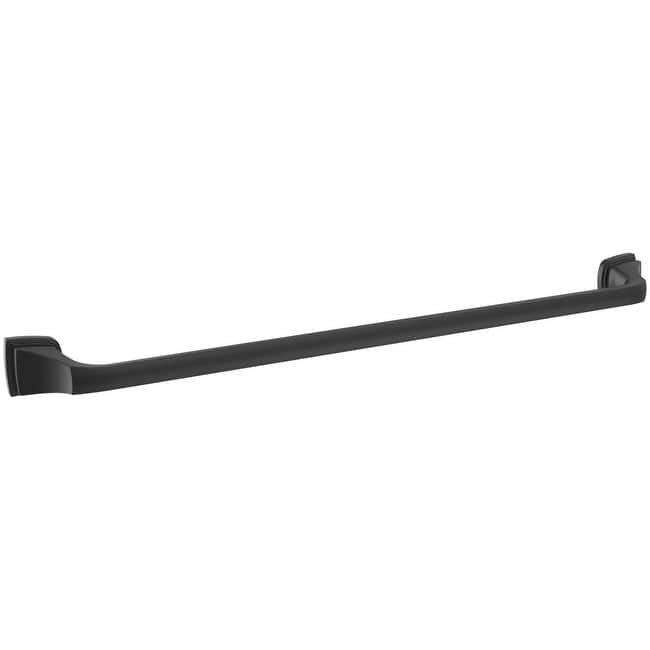 Amerock Revitalize 24" Towel Bar - Matte Black