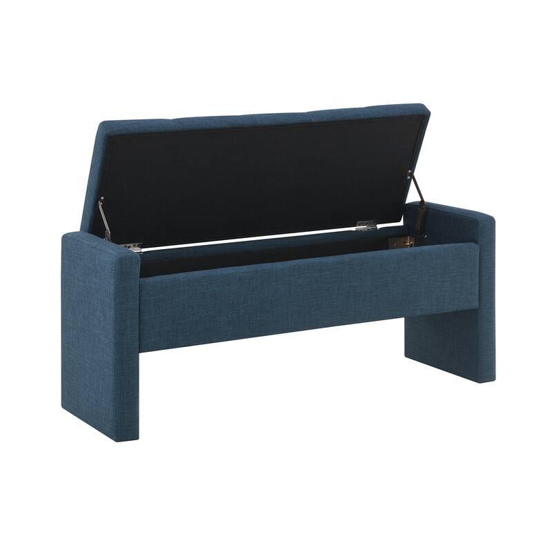Modern Bed End Bench with Storage,Upholstered Large Foot Rest Stool, Comfy Window Vanity Bench for Living Room,Bedroom