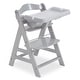 preview thumbnail 15 of 18, hauck Alpha High Chair Tray Table Compatible with Wooden Alpha+ and Beta+, White - 5.17