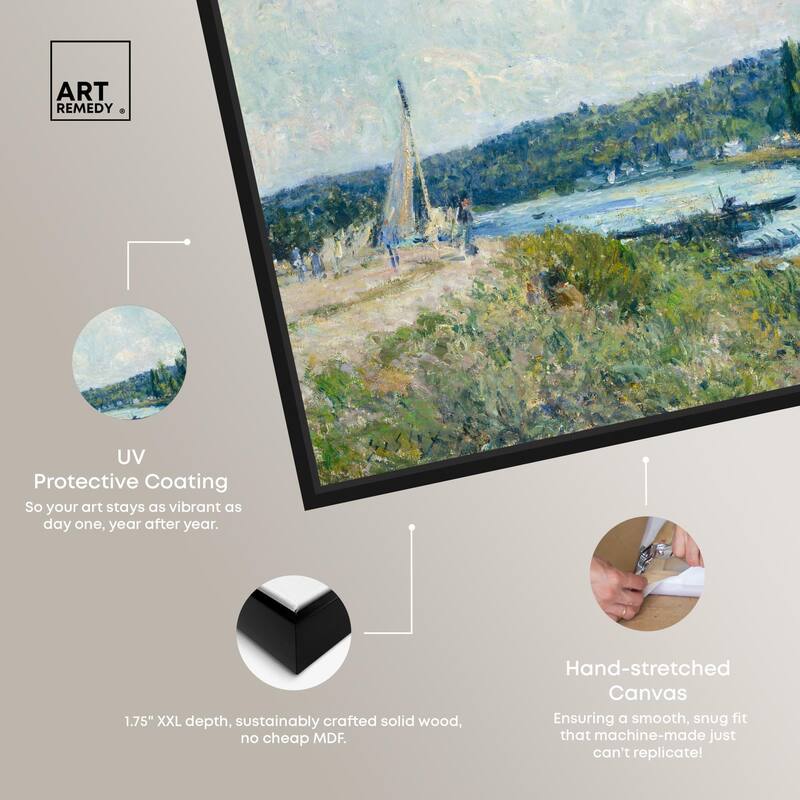 Sisley Banks of the Oise Canvas by Art Remedy