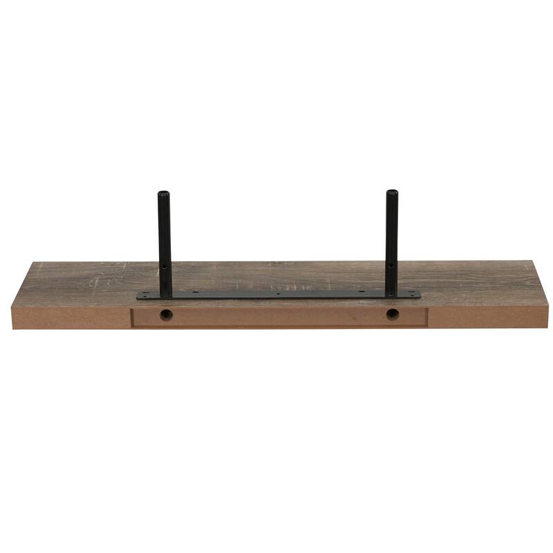 Household Essentials Ashwood Floating Shelf for Wall - 7.5"L x 32.0"W x 1.5"H