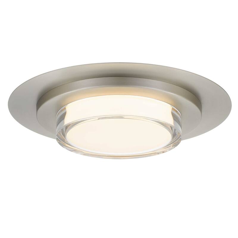 16 Inch Square Flush Mount Integrated LED Light Dimmable 3 Color Temperatures Acrylic Diffuser