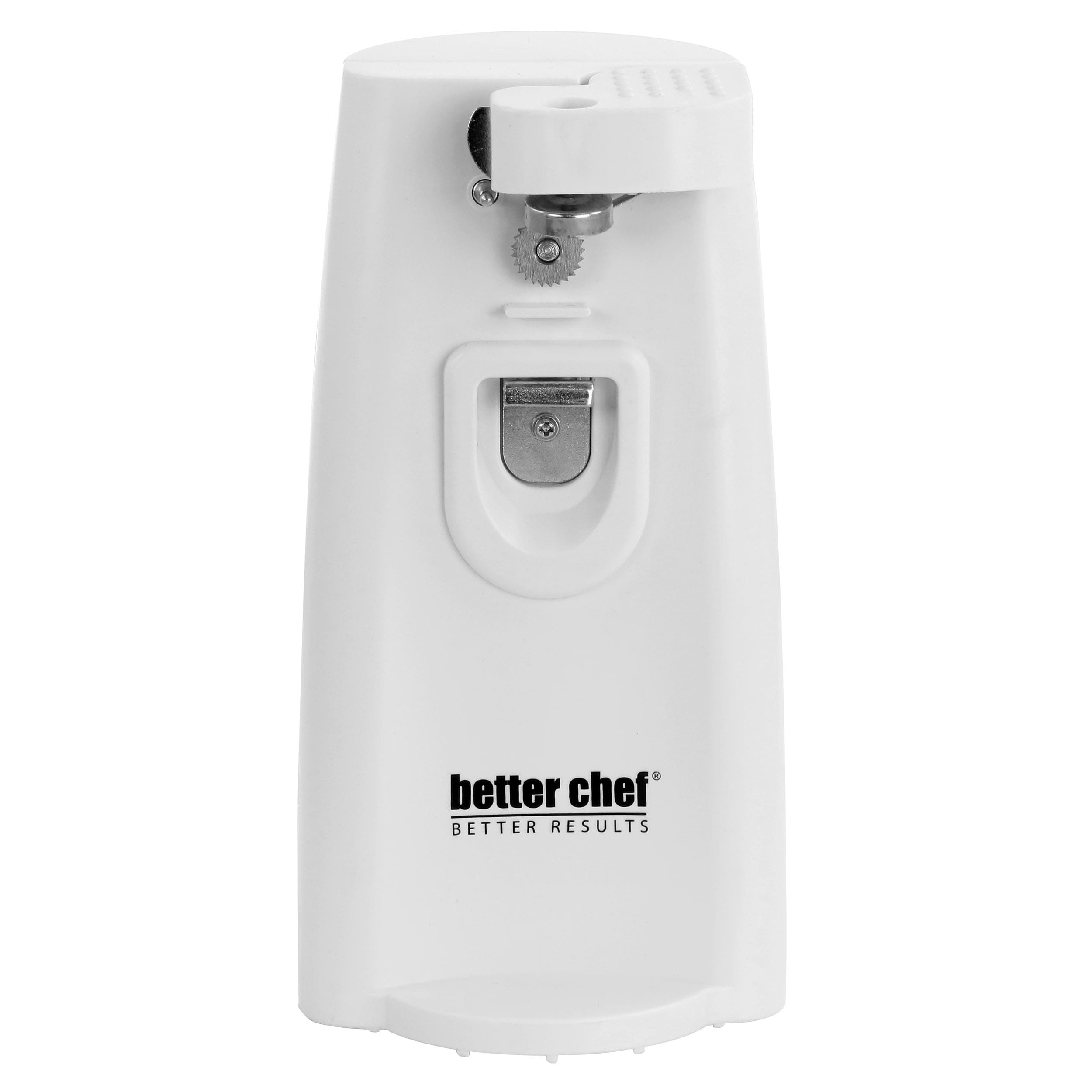 Better Chef Electric Can Opener with Sharpener and Bottle Opener White -  4.5in x 4.8in - Bed Bath & Beyond - 36337577