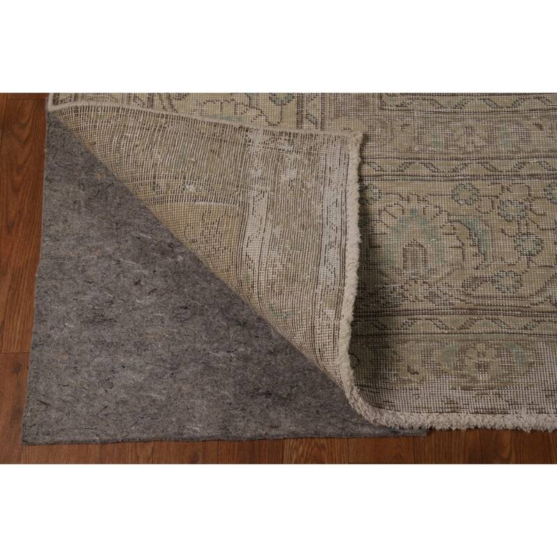 Tabriz Persian Vintage Area Rug Handmade Oriental Wool Carpet - 9'8" x 12'8"