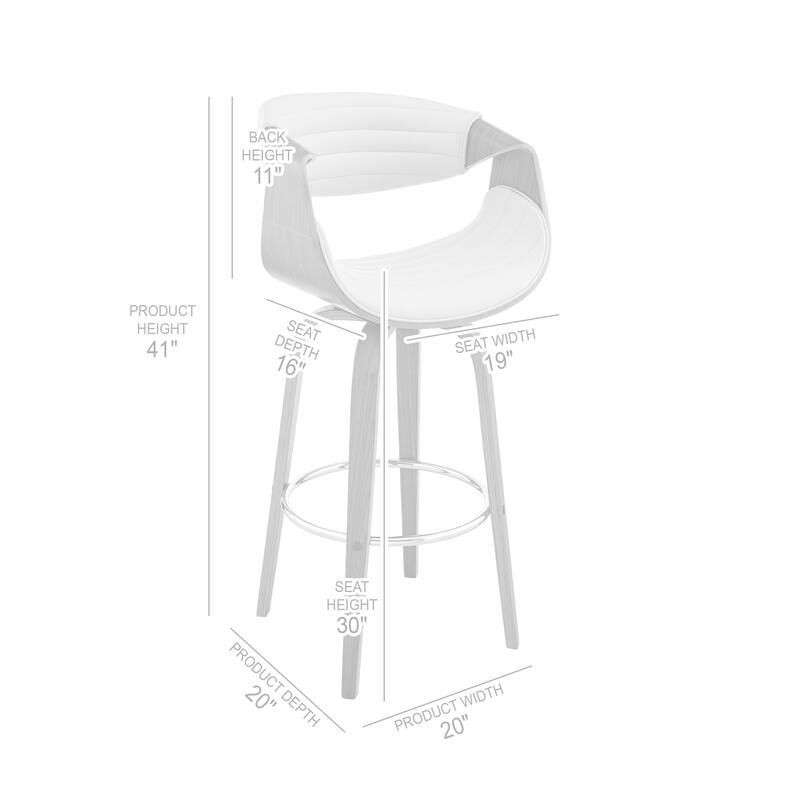 Arya Swivel Counter/Bar Stool