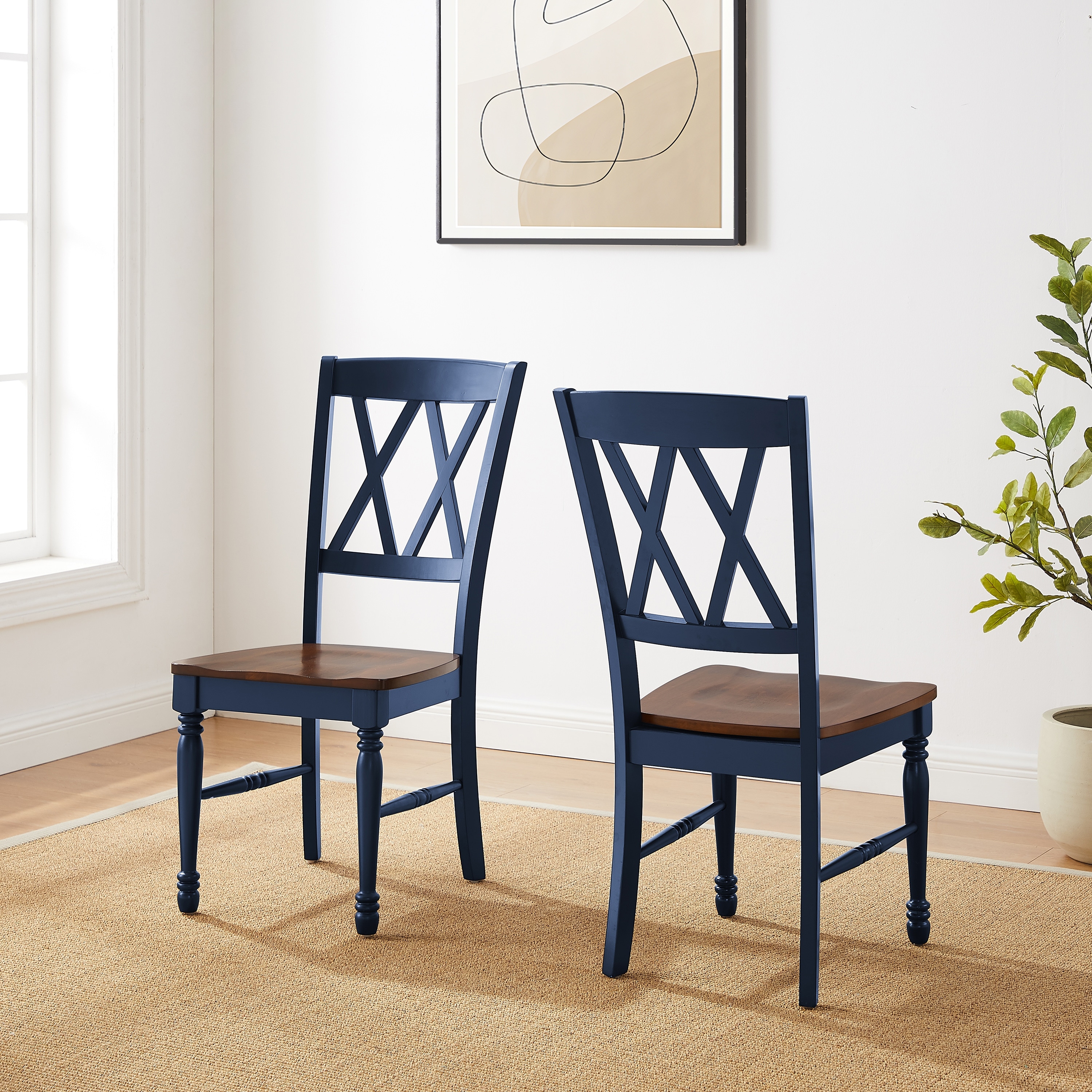 Crosley Shelby 2-Piece Dining Chair Set