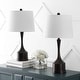 preview thumbnail 18 of 22, Colton 26" Classic French Country Iron LED Table Lamp with USB Charging Port, Brass Gold (Set of 2) by JONATHAN Y