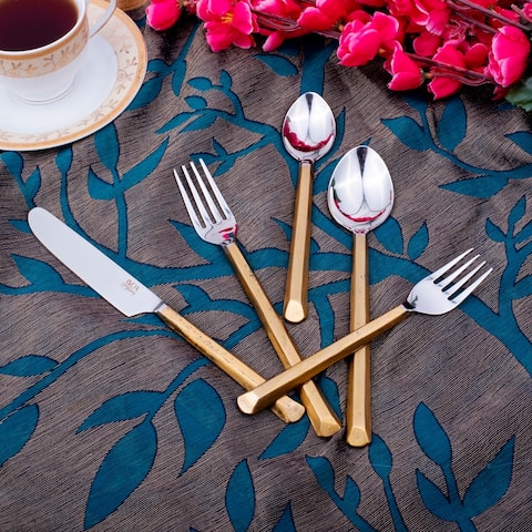 Plateau Copper Antique 5 Pc. Flatware Set