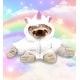 preview thumbnail 4 of 4, DolliBu Sloth Unicorn Plush Stuffed Animal Toy with Removable Outfit - 7.5 inches