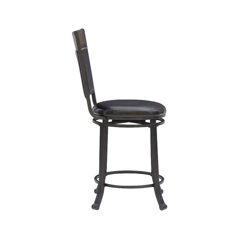 Linon Franklin Swivel Counter Stool