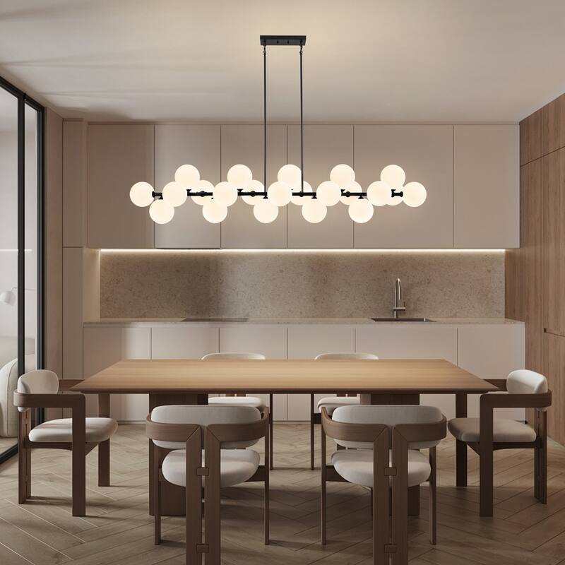 Large Kitchen Island Chandelier Modern Chandeliers for Dining Room Sputnik Chandeliers - 22-Light