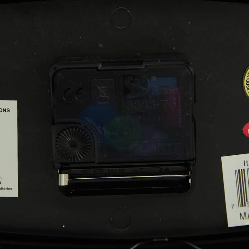 Metal Retro Radio Style Clock - Set of 2 Multi Colored - Roche River Decor