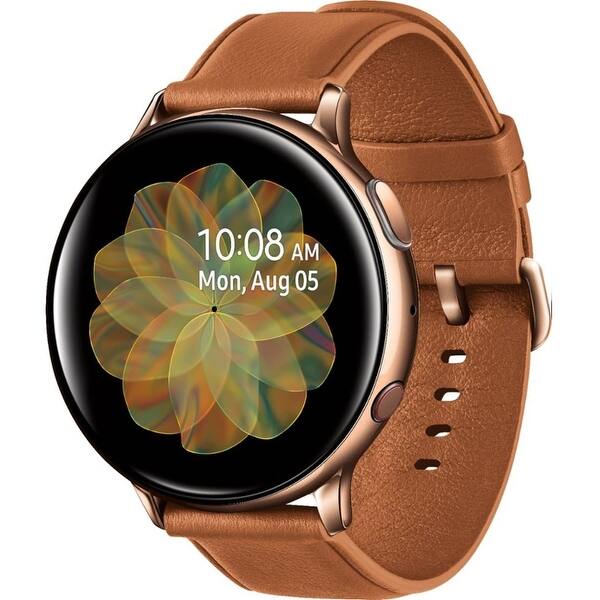 Shop Samsung Galaxy Watch Active2 Bluetooth Smartwatch 44mm Stainless Steel 44 Mm Overstock 30262652