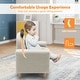 preview thumbnail 8 of 26, Gymax Kids Dinosaur/Panda/Chick Sofa Wooden Armrest Chair Couch w/