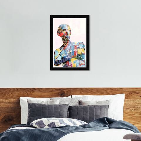 Hatcher & Ethan 'Still Graffiti II' Wall Art Framed Print - Blue, Red
