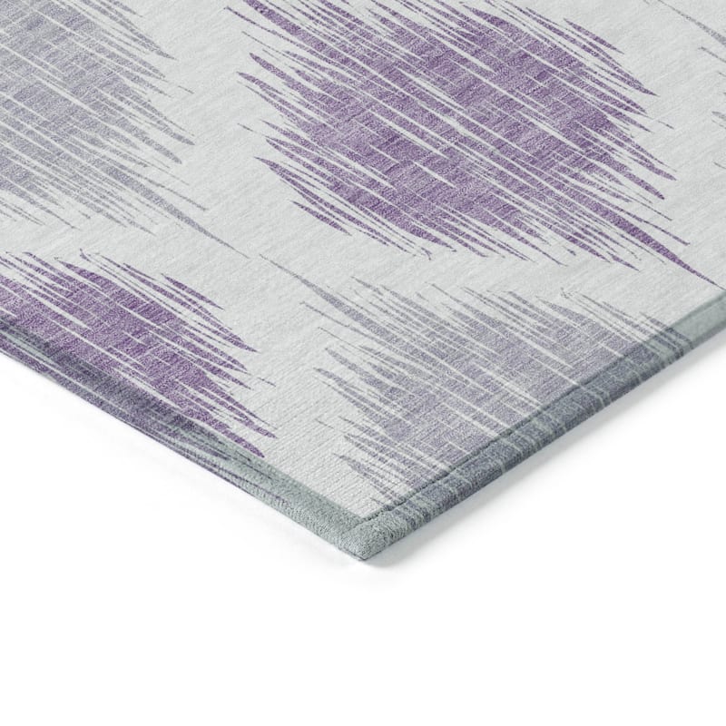 Machine Washable Indoor/ Outdoor Chantille Geo Contemporary Rug