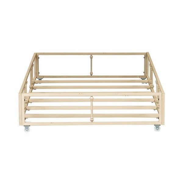 Carbon Loft Cauthen Vintage Series Vintage Cream Twin Metal Trundle - Trundle Only. Opens flyout.