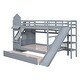preview thumbnail 29 of 46, Kid-Friendly Design Full over Full Bunk Bed