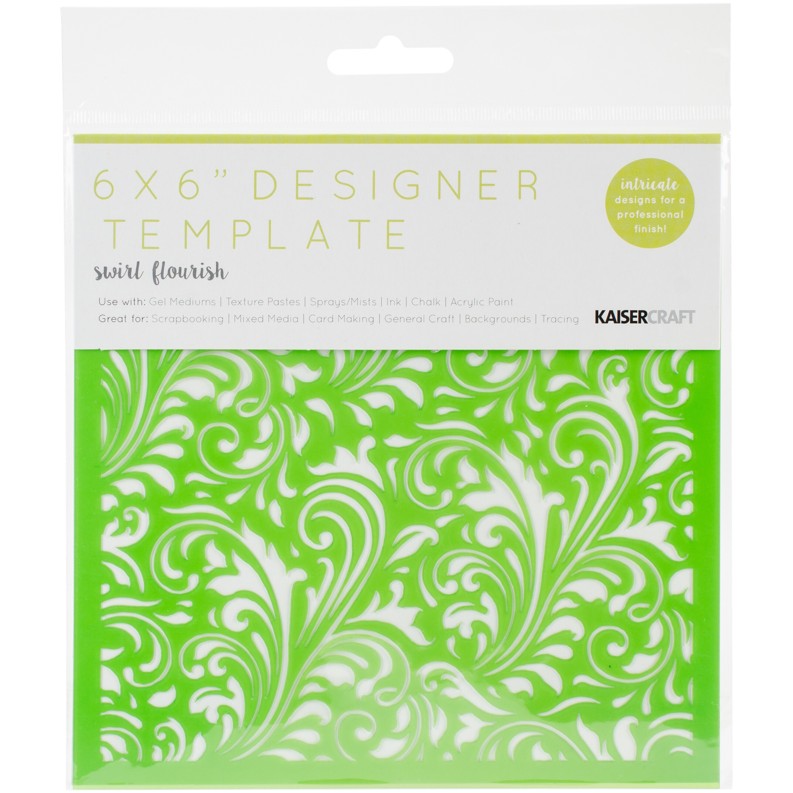 Kaisercraft Designer Template 6/"x6/"-stencil Words