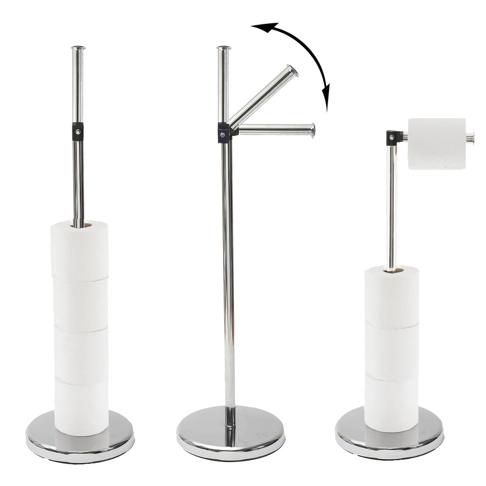 Freestanding Toilet Paper Holder With Natural Marble Base - N/A - On Sale -  Bed Bath & Beyond - 36252620