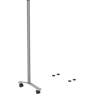 Lorell Adaptable Panel Legs,w/Casters,18-3/4