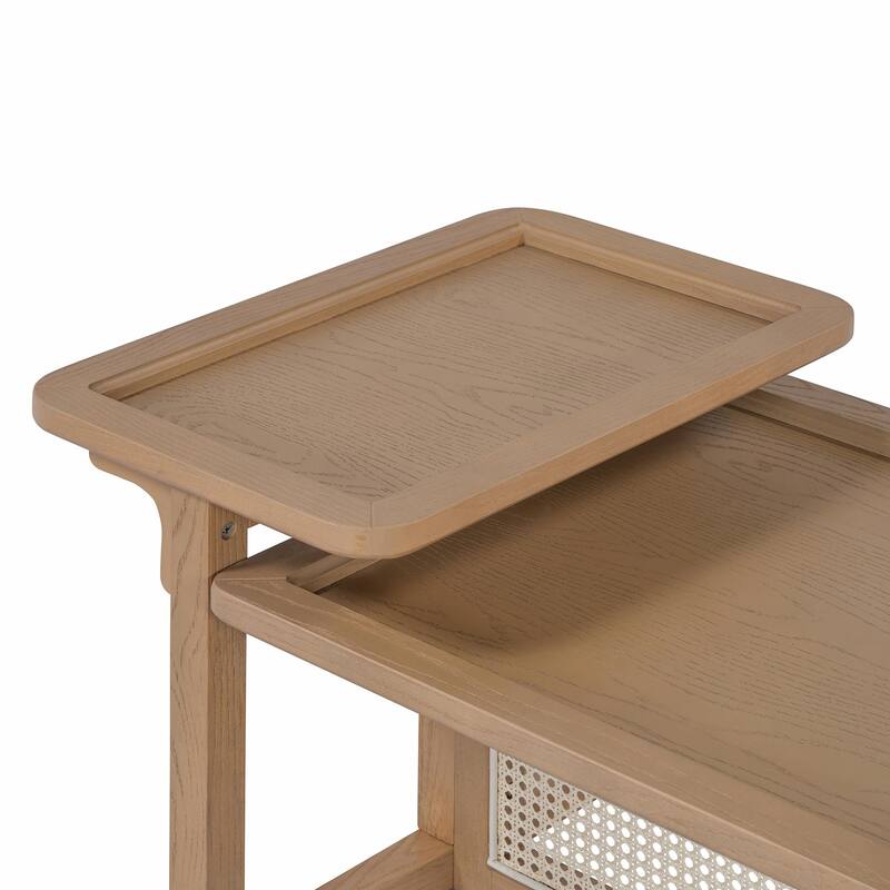 Modern 2-Piece Nesting Coffee Table Set