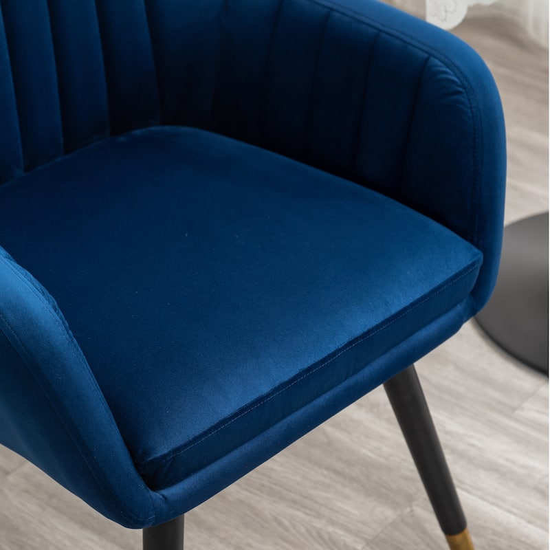 Roundhill Furniture Tuchico Contemporary Velvet Upholstered Accent Chair