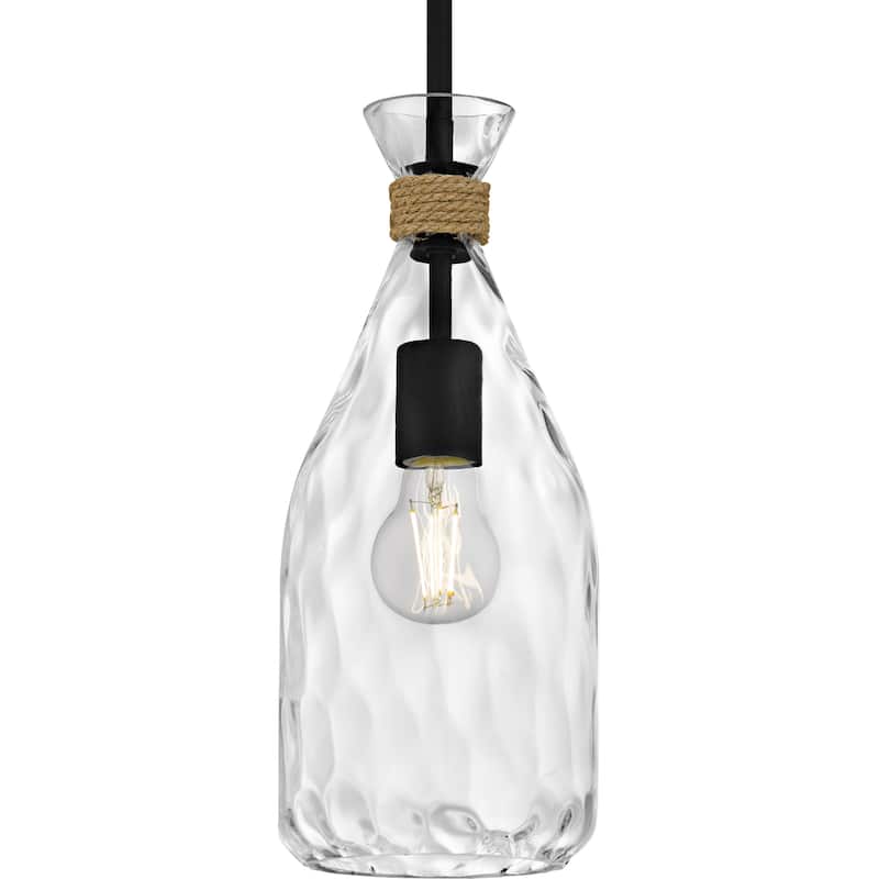 Govada 1-Light Matte Black Mini Pendant