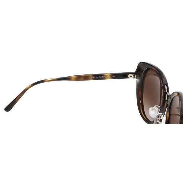 Shop Michael Kors Mk2062 328513 Dark Tortoise Cat Eye Sunglasses