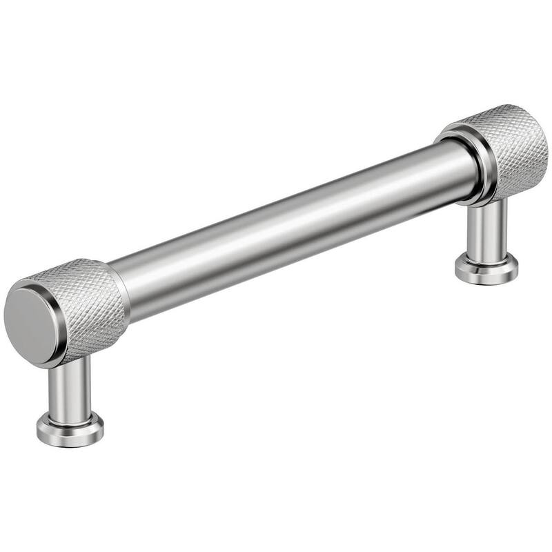 Amerock BP37744 Faraday 5-1/16" Center to Center Knurled Bar Cabinet - Polished Chrome