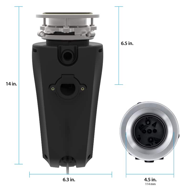 Titan 3/4 HP Slim-Line Garbage Disposal - 3/4 hp