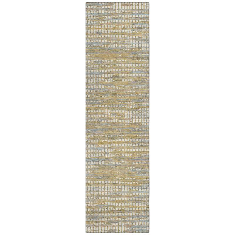 Machine Washable Indoor/ Outdoor Casual Keystone Chantille Rug