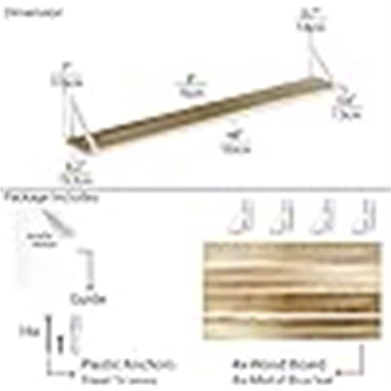 Floating Shelves - 6"D x 48"W x 7"H