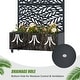 preview thumbnail 50 of 103, 72 in Metal Movable Planter Box with Trellis Privacy Screen Lockable Wheels