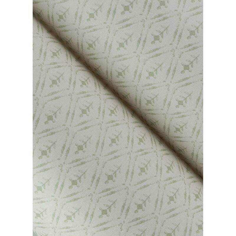Chris Loves Julia x A-Street Prints Tillie Sage Diamond Floral Wallpaper