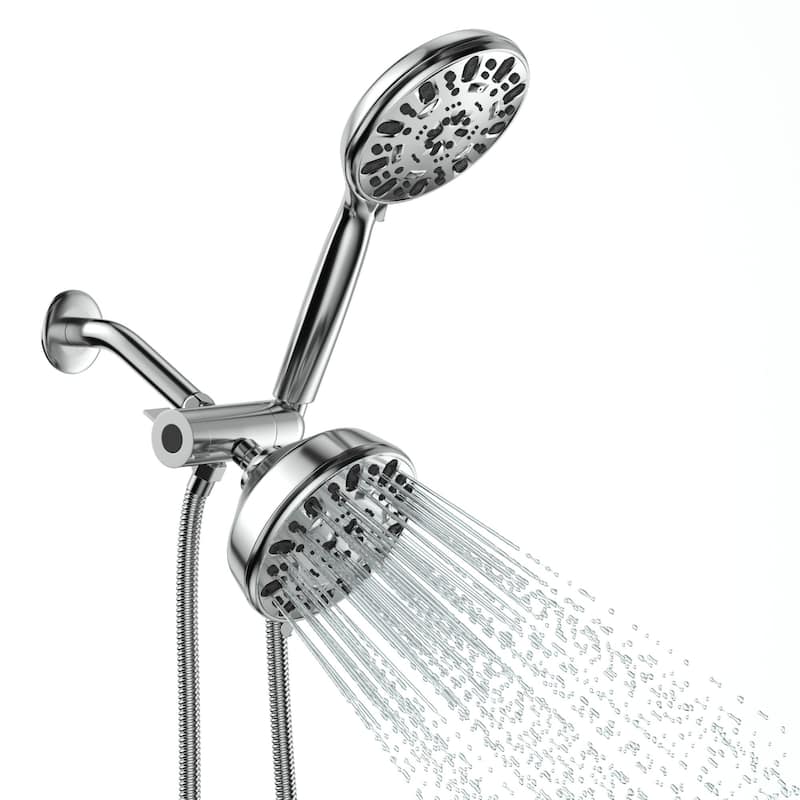 Lordear 3-way Sprayer Rainfall Shower System Handheld Shower Combo - Black