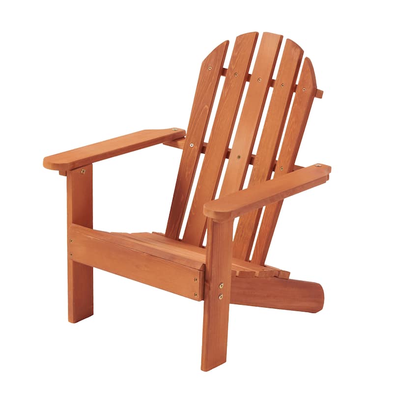 Anmytek Kids Foldable Adirondack Chair Solid Wood Outdoor Indoor Toddler Furniture